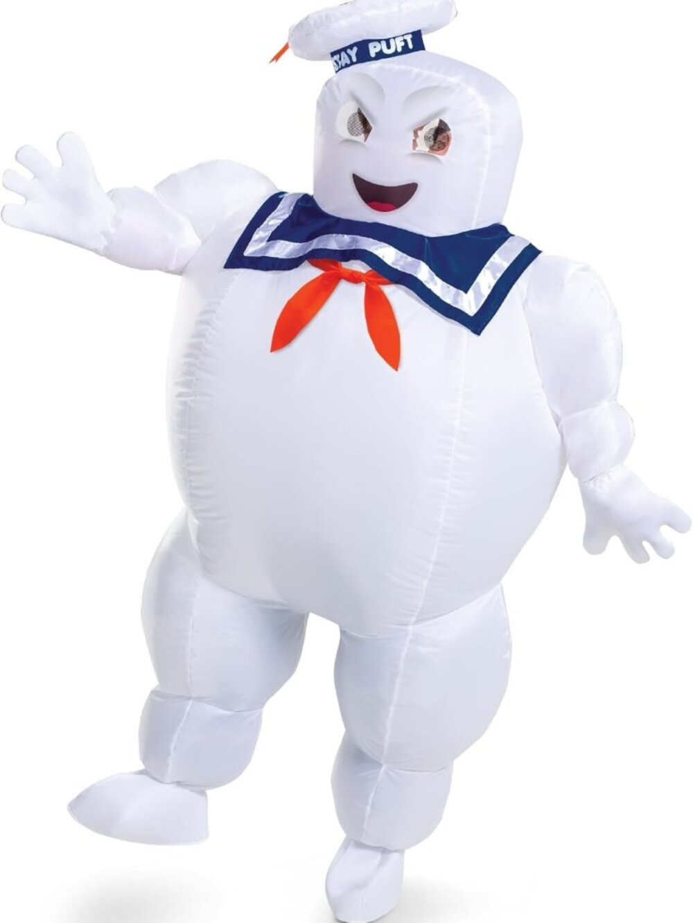 Inflatable Stay Puft Marshmallow Man Costume - Adult Size Blow Up Suit for